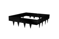 Bordures de coulage noires